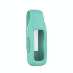 Per Fitbit Inspire 2 Copertura per clip di protezione in silicone in lamiera d'acciaio (verde Mint Green)