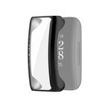 Per Fitbit ispira 2 copertura del custodia protettiva del PC della copertura completa (nero)