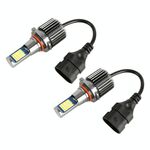 9005 2 PCS DC12-24V / 10.5W Fendinebbia per auto con 24 LED SMD-3030 e corrente costante, confezione in scatola (luce dorata)