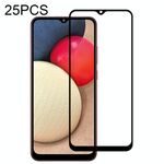Per Samsung Galaxy A02S 25 PCS Pellicola integrale in colla a schermo intero