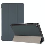 Caso di custodia in pelle orizzontale con trama pelle 3 pieghevole con supporto in pelle PU con supporto per Samsung Galaxy Tab a 8.0 (2019) T290 / T295 (nero)