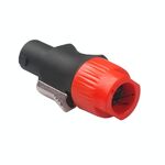 NL4FC 2221 Connettore audio altoparlante maschio a 4 pin (rosso)