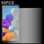 Per Samsung Galaxy A21s 50pcs 0.26mm 9H 2.5D Pellicola in vetro temperato