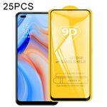 Per OPPO RENO4 5G 25 PCS 9D Pellicola intera a schermo intero a schermo intero