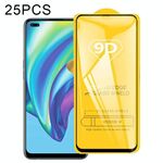 Per OPPO RENO4 Lite 25 PCS 9D Pellicola intera a schermo intero Pellicola in vetro temperato