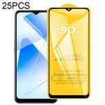Per OPPO A55 5G 25 PCS 9D Pellicola intera a schermo intero in vetro temperato