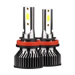 F2 H8 / H9 / H11 2 PCS DC9-36V / 25W / 6000K / 2500LM IP68 auto impermeabile Auto LED faro (luce bianca fredda)