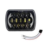 7 pollici (5x7) / (7x6) H4 DC 9V-30V 30000LM 300W 8LEDS Auto Forma quadrata LED Lampade a LED per Jeep Wrangler