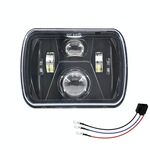 7 pollici (5x7) / (7x6) H4 DC 9V-30V 3500LM 35W Forma quadrata a forma di piazza a forma di faro a LED per Jeep Wrangler