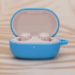 Custodia protettiva per auricolari in silicone per Xiaomi Redmi Airdots3 (Sky Blue)