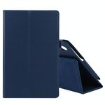 Per Lenovo Tab M10 HD Litchi Texture Colore solido Colore orizzontale in pelle flip in pelle con supporto e slot da penna (blu)