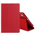 Per Lenovo Tab M10 HD Litchi Texture Sexy Color Color Horizontal Custodia in pelle flip con titolare e penna slot (rosso)