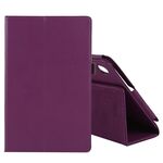 Per Lenovo Tab M10 HD Litchi Texture Texture Custodia in pelle orizzontale orizzontale a colori con supporto e slot a penna (viola)