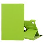 Per Lenovo M10 HD Litchi Texture Colore solido Colore orizzontale in pelle flip con supporto e slot da penna (verde)