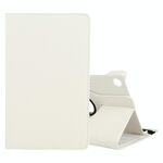 Per Lenovo M10 HD Litchi Texture Colore solido Colore orizzontale in pelle flip con supporto e slot da penna (bianco)
