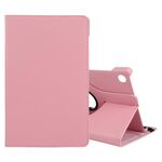 Per Lenovo M10 HD Litchi Texture Colore solido Colore orizzontale in pelle flip con titolare e penna slot (rosa)
