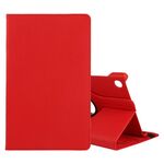 Per Lenovo M10 HD Litchi Texture Colore solido Colore orizzontale in pelle flip con titolare e slot da penna (rosso)