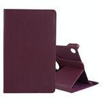 Per Lenovo M10 HD Litchi Texture Colore solido Colore orizzontale in pelle flip con supporto e slot per penna (viola)