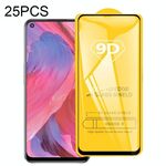 Per OPPO A74 5G / A74 4G 25 PCS 9D Pellicola intera a schermo intero in vetro temperato