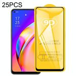 Per OPPO F19 Pro / F19 Pro + 25 PCS 9D Pellicola intera a schermo intero a schermo intero