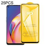 Per OPPO RENO5 Lite 25 PCS 9D Pellicola intera a collaborazione integrale