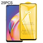 Per OPPO RENO5 F 25 PCS 9D colla a schermo intero a schermo intero
