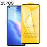 Per OPPO RENO5 K 25 PCS 9D Pellicola intera a schermo intero a schermo intero