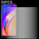 Per OPPO F19 Pro / F19 Pro + 50 PCS 0.26mm 9h 2.5D film in vetro temperato