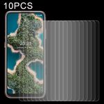 Per Nokia X20 10 PCS 0.26mm 9h 2,5D film in vetro temperato
