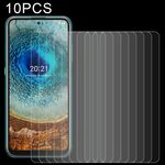 Per Nokia X10 10 PCS 0.26mm 9h 2,5D film in vetro temperato