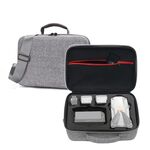 Custodia portatile per il trasporto impermeabile antigraffio antigraffio antigraffio per la scatola del trasporto della copertura del trasporto per DJI Air 2s (grigio + fodera nera)