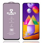 Per Samsung Galaxy M31s 9h HD GRANDE Arc High Allumina Full Screen Temperato in vetro temperato