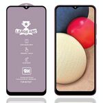Per Samsung Galaxy A02S 9H HD Grande Arc High Allumina Full schermo in vetro temperato a schermo intero