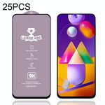 Per Samsung Galaxy M31s 25 PCS 9h HD Large Arc High Allumina Full Screen Temperato Film in vetro temperato
