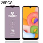 Per Samsung Galaxy A01 25 PCS 9H HD GRANDE Arc High Allumina a schermo intero Pellicola in vetro temperato