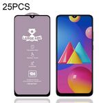Per Samsung Galaxy M02S 25 PCS 9H HD GRANDE Arc High Allumina Full Screen Temperato in vetro temperato