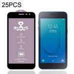 Per Samsung Galaxy J2 Core (2020) 25 PCS 9H HD GRANDE Arc High Allumina Full Screen a schermo intero Pellicola in vetro temperato
