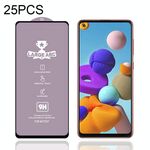 Per Samsung Galaxy A21s 25pcs 9H HD Pellicola in vetro temperato a schermo intero ad alta allumina ad arco grande