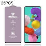 Per Samsung Galaxy A51 25 PCS 9h HD GRANDE ARC High Allumina Full Screen Temperato in vetro temperato