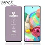 Per Samsung Galaxy A71 25 PCS 9H HD GRANDE ARC High ALUMINA Pellicola in vetro temperato a schermo intero