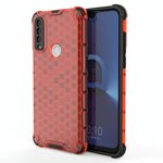 Per Alcatel 1s (2020) Ambito antiurto PC + custodia TPU (rosso)