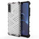 Per Alcatel 1s (2020) Ambito antiurto PC + custodia TPU (bianco)