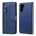 Per Samsung Galaxy A32 4G Fashion Vitello texture con cerniera in pelle orizzontale in pelle flip con stand & card slot e portafoglio (blu)