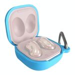 Per Samsung Galaxy Buds Live / Pro Bluetooth Auricolare Custodia protettiva in silicone con gancio (Sky Blue)