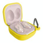 Per Samsung Galaxy Boccioli Live / Pro Bluetooth Auricolare Auricolare Cassa protettiva in silicone con gancio (giallo)