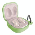 Per Samsung Galaxy Buds Live / Pro Bluetooth Auricolare Custodia protettiva in silicone con gancio (Matcha)
