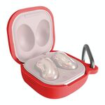 Per Samsung Galaxy Buds Live / Pro Bluetooth Auricolare Custodia protettiva in silicone con gancio (rosso)