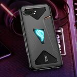 Per Asus Rog Phone II TPU Raffreddamento del telefono di raffreddamento Telefono integrale Antiurburo Caso (nero)