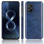 Per Asus Zenfone 8 / ZS590KS antiurto texture texture pc + custodia PU (blu)