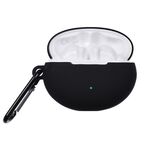Per Huawei FreeBuds 4i custodia protettiva per auricolari in silicone liquido (nero)